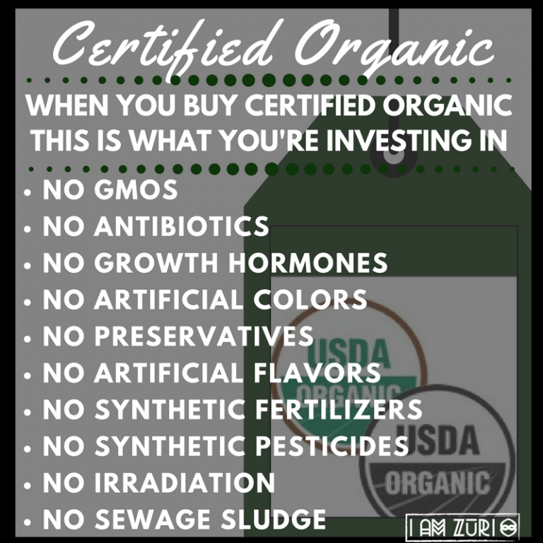 Top 10 Reasons To Eat Organic I Am Zuri